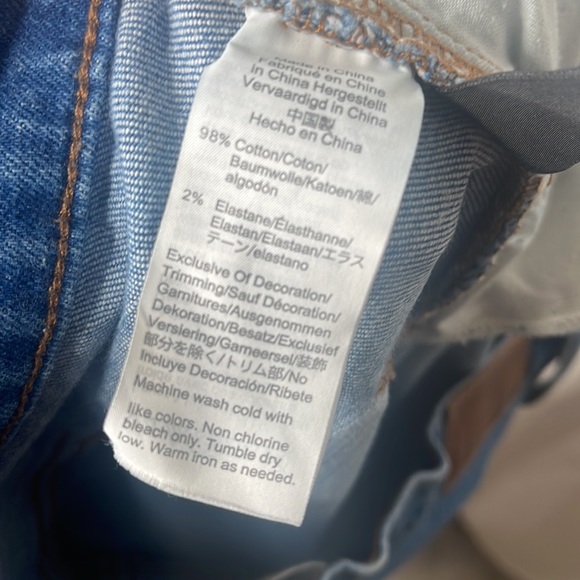 Madewell The High Rise Slim Crop Boyjean Raw Hem Sz 29 - Picture 11 of 13